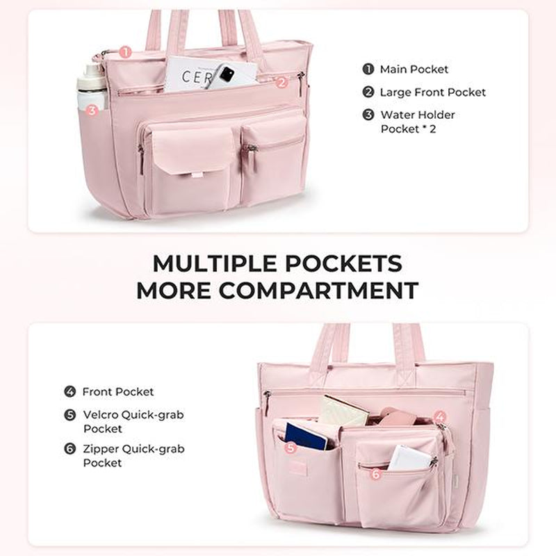 CHOLISS Tote Bag for Women,Womens Purse Handbags Totes Bags Crossbody Work Laptop Book Bag for Travel Nurse College Gift Luxury Zipper