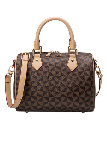 Fashionable Geometric Pattern Crossbody Bag, Lightweight Zipper Shoulder Bag with Adjustable Strap, Trendy All-Match Commuter Bag for Daily Used, Purse Women, Unique Bags, Everyday Bags, Sling Purse, Mother'S Day Gift