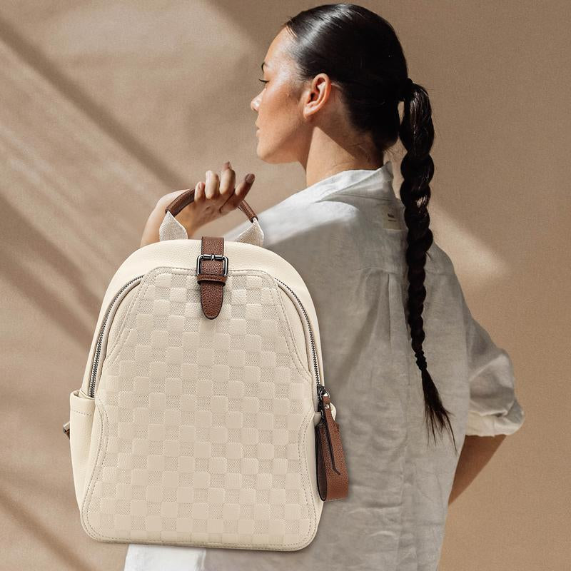 HKCLUF CN5037 Small Backpack Purse for Women anti Theft Backpack Multipurpose Design Handbag Ladies Shoulder Bags Travel Backpack Outdoorfun